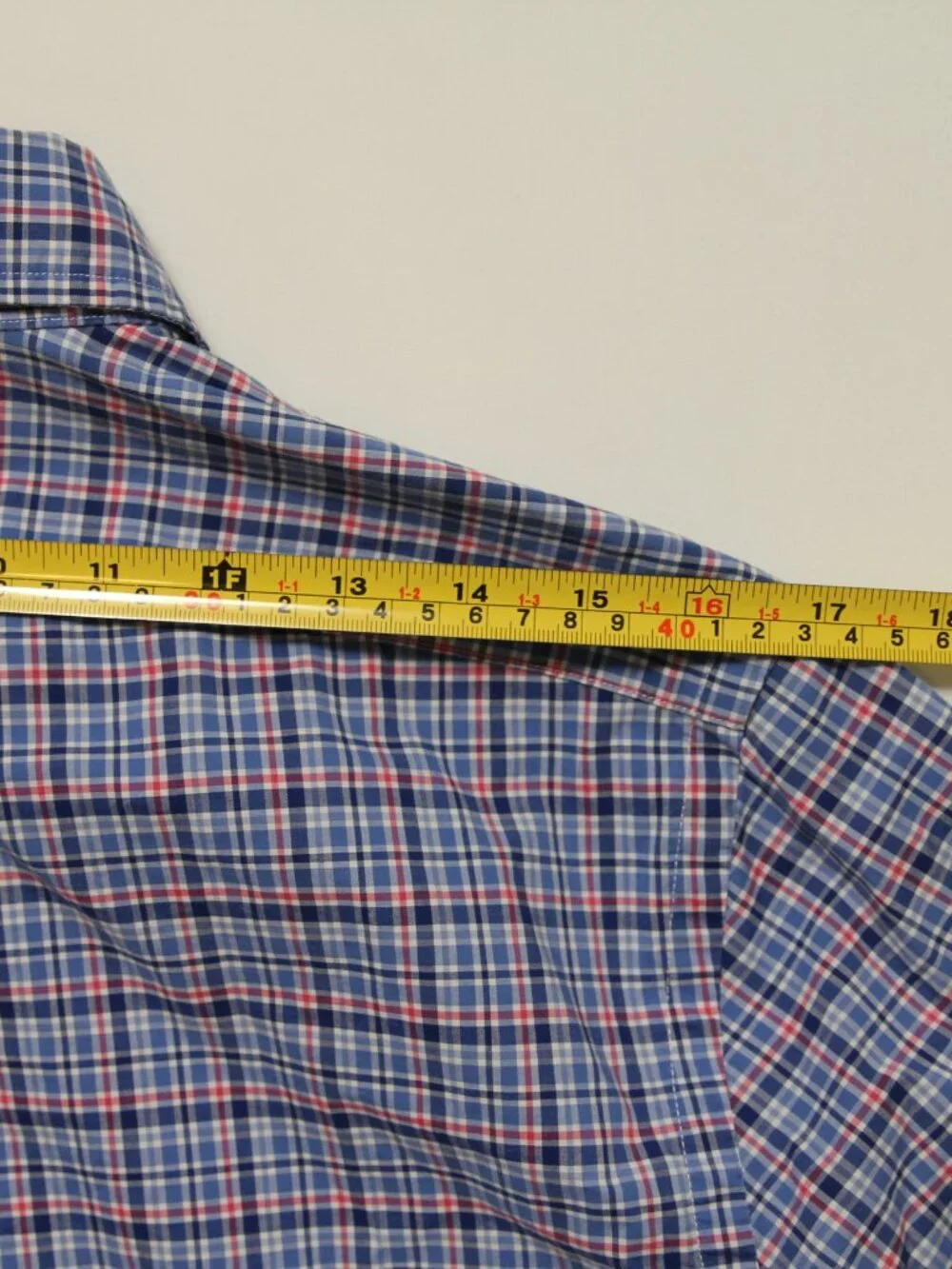 Polo Ralph Lauren Men's Slim Fit Performance Shirt Blue Pink Plaid Long Sleeve S